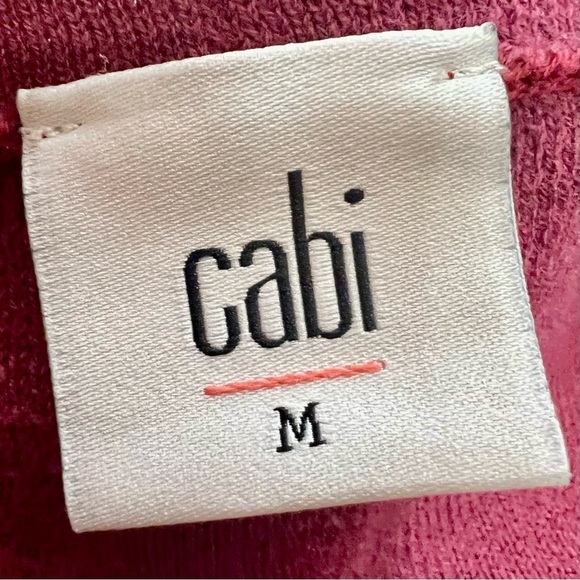 CAbi Cozy Up Maroon Open Front Cardigan Sweater Women’s Medium - Picture 10 of 10